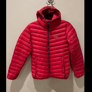 Scandinavian Explorer- Packable Unisex Red Puffer Down Jacket